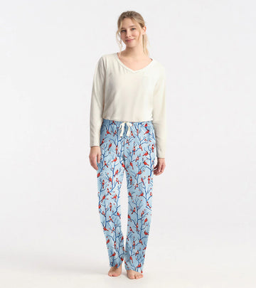 Little Blue House Winter Cardinals Women's Pj Pants In A Bag